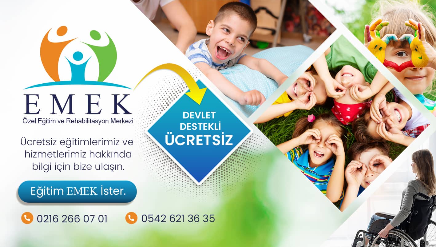 Ücretsiz Özel Eğitim ve Rehabilitasyon Hizmetlerimiz